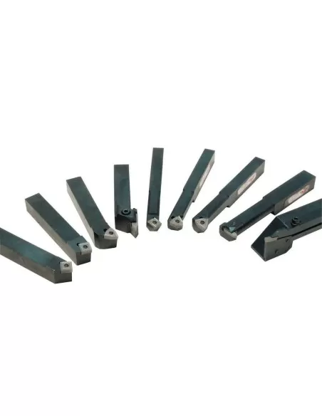 Tornio parallelo metallo velocita' variabile holzmann ed400fd + utensili 9tlg10