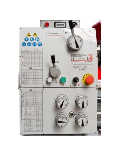 Tornio parallelo da ferro metallo 400v holzmann ed1000g
