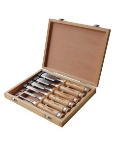 Serie 6 pz scalpelli scalpello utensili da legno holzmann ses6tlg