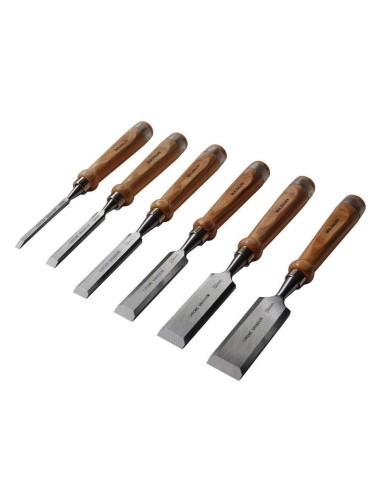 Serie 6 pz scalpelli scalpello utensili da legno holzmann ses6tlg