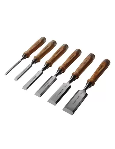 Serie 6 pz scalpelli scalpello utensili da legno holzmann ses6tlg