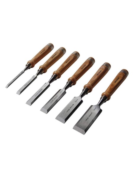 Serie 6 pz scalpelli scalpello utensili da legno holzmann ses6tlg