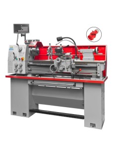 Tornio parallelo da ferro metallo con visualizzatore 400v holzmann ed1000fbdig