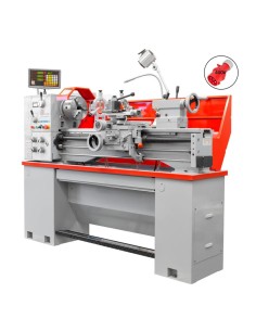 Tornio parallelo da ferro metallo con visualizzatore 400v holzmann ed1000fdig