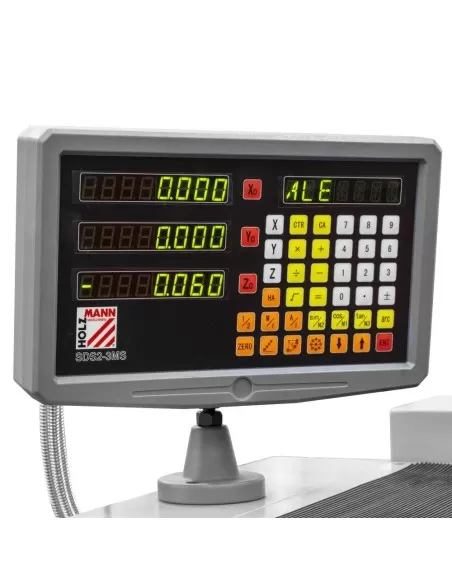 Tornio parallelo da ferro metallo con visualizzatore 400v holzmann ed1000fdig