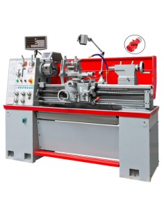 Tornio parallelo da ferro metallo con visualizzatore 400v holzmann ed1000kdig