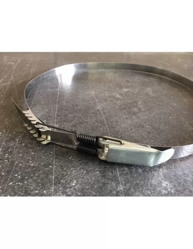 2 - Fascia fascetta metallica per sacchi aspiratore aspiratrucioli Scheppach hd12