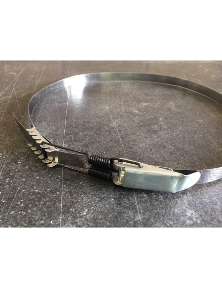 Fascia fascetta metallica per sacchi aspiratore aspiratrucioli Scheppach hd12