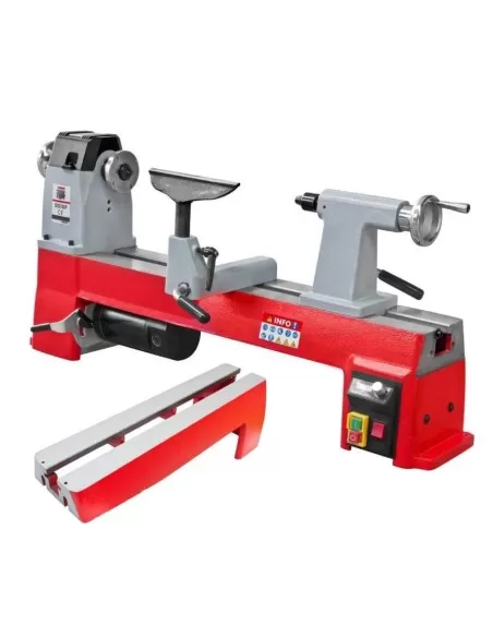Tornio da legno 735w 510mm variatore velocita' holzmann d510f + prolunga 644 mm