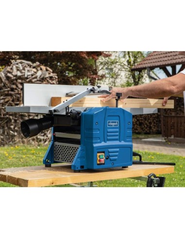 Pialla a filo e spessore combinata per legno banco 1500w 254mm Scheppach hms1080