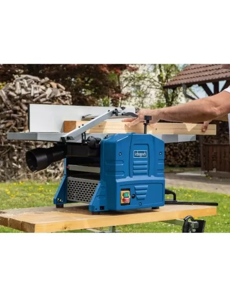 Pialla a filo e spessore combinata per legno banco 1500w 254mm Scheppach hms1080