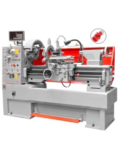 Tornio parallelo da ferro metallo con visualizzatore 400v holzmann ed1000pidig