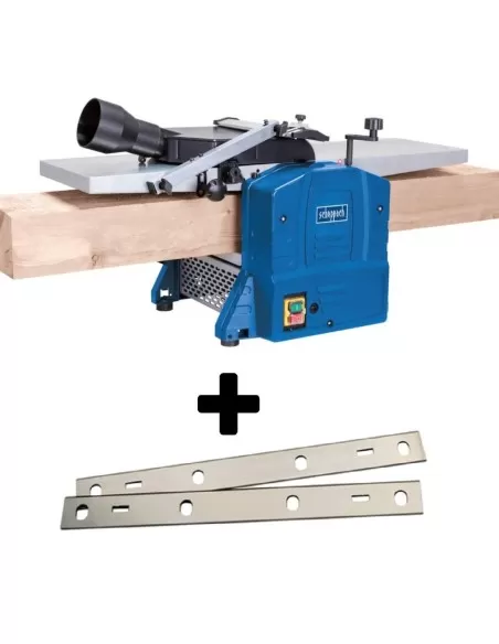 1 - Pialla da banco filo spessore 254mm Scheppach hms1080 +lame coltelli di ricambio