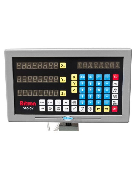 2 - Tornio parallelo da ferro metallo con visualizzatore 400v holzmann ed1080adig