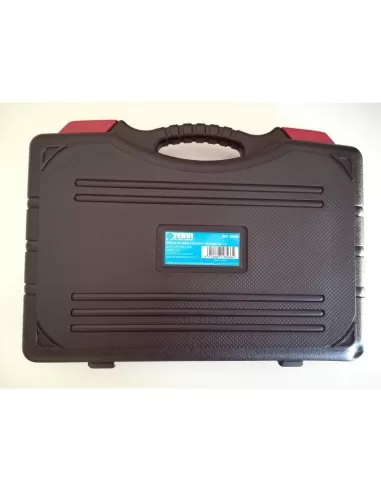 2 - Serie cassetta di chiavi a bussola da 1/2" 10-32 mm e accessori 24 pz Fervi 0620