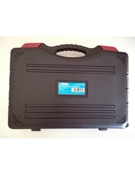 Serie cassetta di chiavi a bussola da 1/2" 10-32 mm e accessori 24 pz Fervi 0620