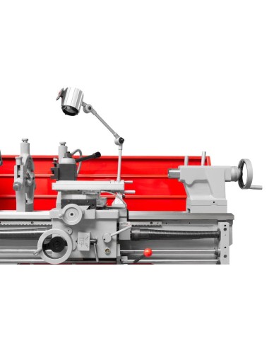 3 - Tornio parallelo da ferro metallo con visualizzatore 400v holzmann ed1080adig