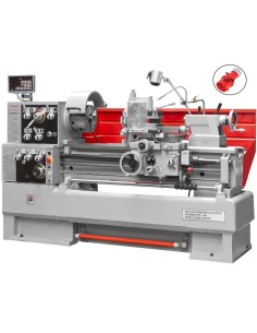 Tornio parallelo da ferro metallo con visualizzatore 400v holzmann ed1500indig80