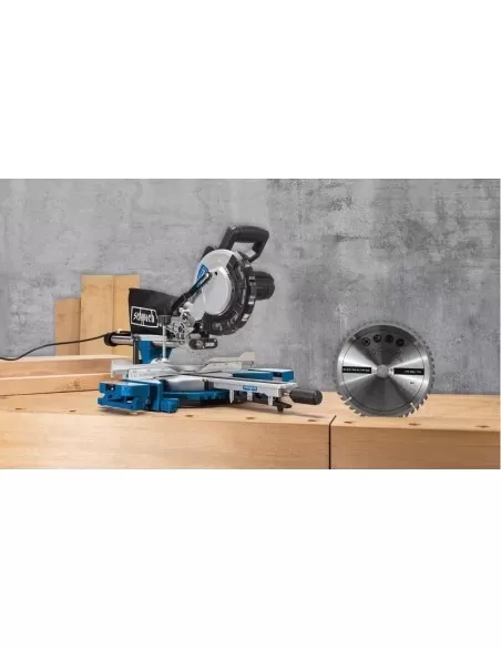 6 - Troncatrice radiale per legno Scheppach hm216 2000w con 2 dischi 6 - Troncatrice radiale per legno Scheppach hm216 2000w con 2 dischi