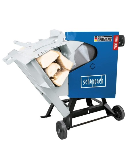 2 - Sega circolare taglia tronchi a scoppio basculante 700 mm Scheppach hs720b