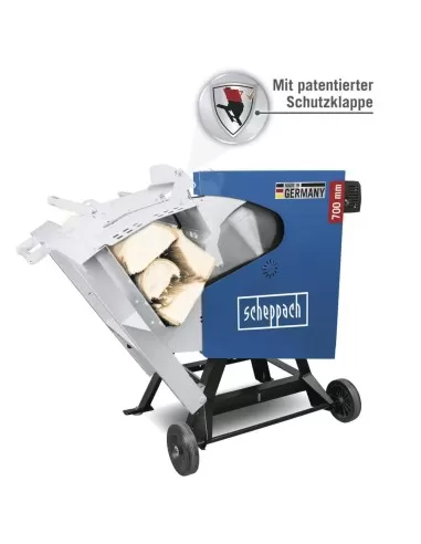 4 - Sega circolare taglia tronchi a scoppio basculante 700 mm Scheppach hs720b