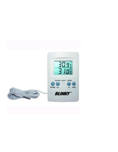 1 - Termometro digitale con sensore da interno esterno misuratore temperatura gls72 !