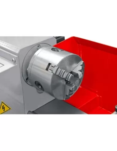 Tornio parallelo ferro metallo holzmann ed300eco + set 9 pz utensili 9tlg10