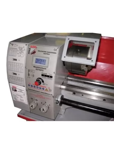 Tornio da ferro metallo parallelo con banco holzmann ed750fd