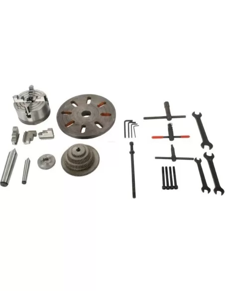 Tornio da ferro metallo parallelo con banco holzmann ed750fd