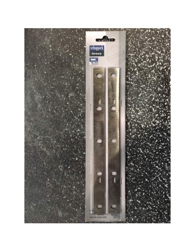 Coppia di coltelli ricambio per pialla filo spessore Scheppach hms1080