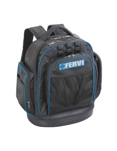 1 - Zaino multifunzione 37x16x46 cm porta utensili attrezzi pc Fervi 0557