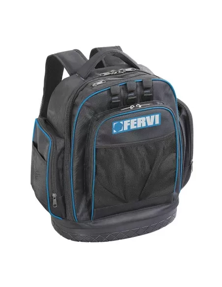 1 - Zaino multifunzione 37x16x46 cm porta utensili attrezzi pc Fervi 0557 1 - Zaino multifunzione 37x16x46 cm porta utensili attrezzi pc Fervi 0557