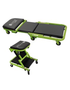 Sgabello lettino sotto macchina sottauto 2 in 1 officina Zipper mhrk40