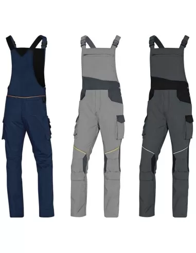 1 - Salopette da lavoro multitasche da uomo Deltaplus mcsa2 mach2 corporate