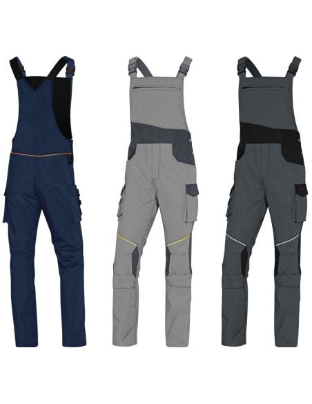 1 - Salopette da lavoro multitasche da uomo Deltaplus mcsa2 mach2 corporate