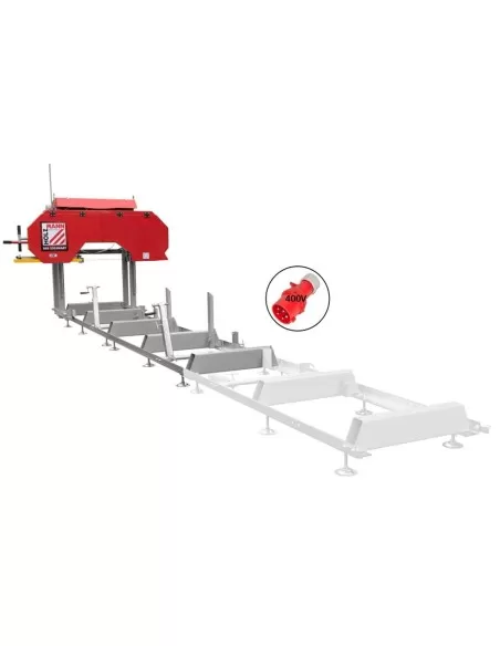 Segatronchi con binario sega nastro holzmann bbs550smart_400v