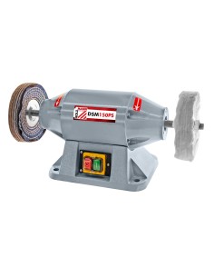Mola pulitrice lucidatrice da banco doppia per metalli holzmann dsm150ps