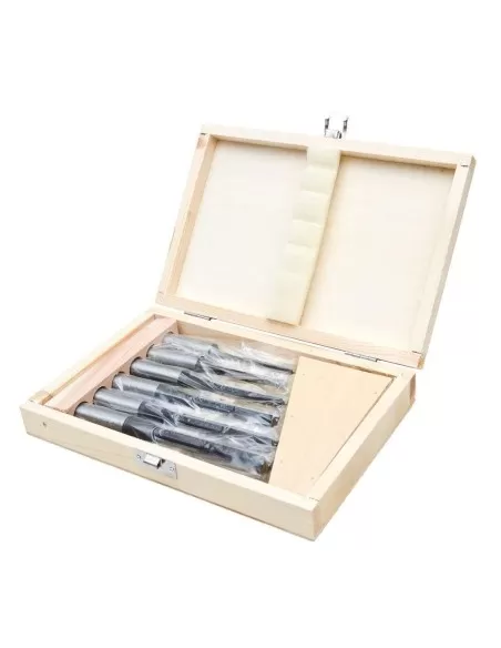 Set di punte per mortasa ø 6-8-10-12-14-16 rotazione destra holzmann ll6tlgr