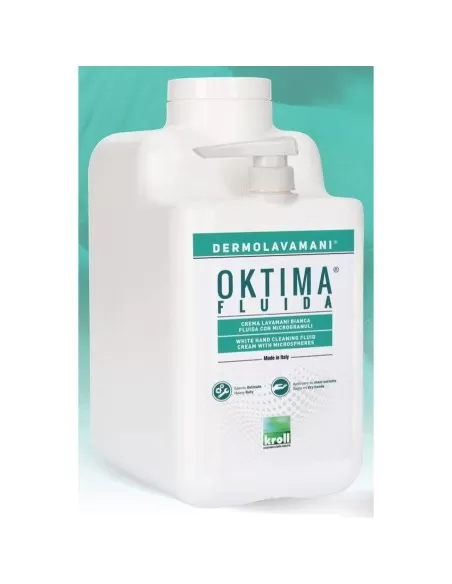 1 - Sapone crema pasta lavamani con dosatore oktima fluidal ecolabel KROLL 9326 5 kg 1 - Sapone crema pasta lavamani con dosatore oktima fluidal ecolabel KROLL 9326 5 kg