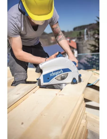 Sega circolare a immersione 210mm Scheppach pl75 barra guida 1400mm e accessori