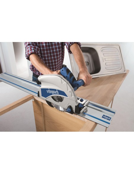 Sega circolare a immersione 210mm Scheppach pl75 barra guida 1400mm e accessori Sega circolare a immersione 210mm Scheppach pl75 barra guida 1400mm e accessori