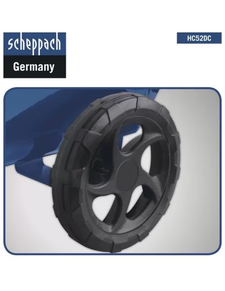 Compressore aria 50lt lubrificato portatile bicilindrico v 8bar Scheppach hc52dc