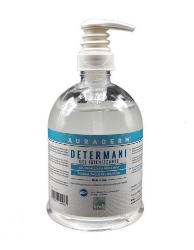 1 - Detergente gel igienizzante mani 500 ml con dosatore KROLL auraderm 4506