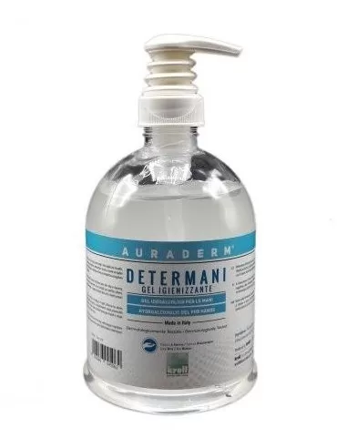 1 - Detergente gel igienizzante mani 500 ml con dosatore KROLL auraderm 4506