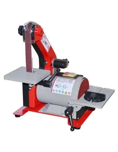 1 - Levigatrice combinata da banco a nastro verticale piu' disco holzmann bt75