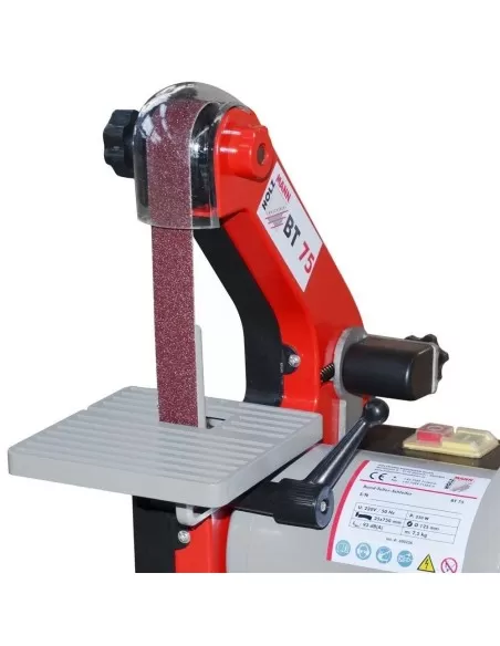 2 - Levigatrice combinata da banco a nastro verticale piu' disco holzmann bt75