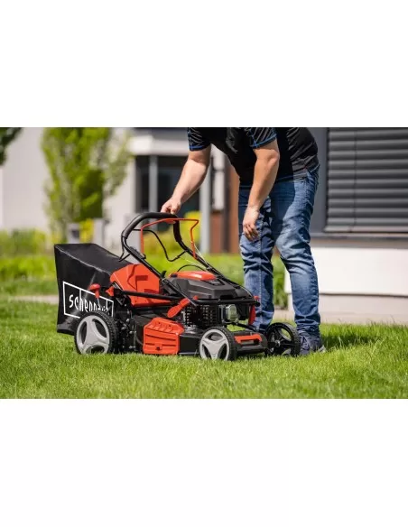 2 - Tagliaerba a scoppio semovente Scheppach ms225-53 225cc 53cm