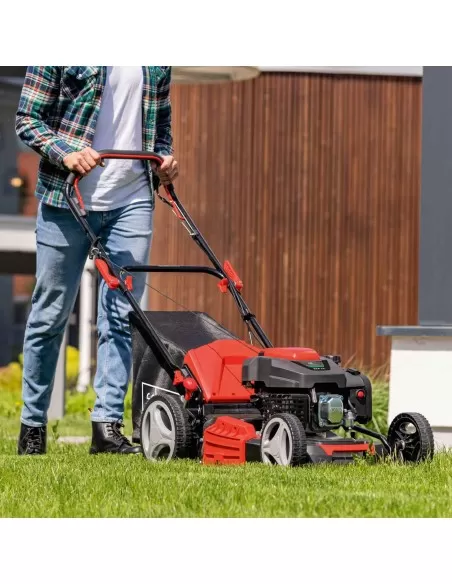 3 - Tagliaerba a scoppio semovente Scheppach ms225-53 225cc 53cm