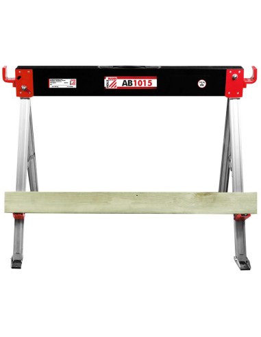 3 - Cavalletto pieghevole lavoro appoggio supporto richiudibile holzmann ab1015