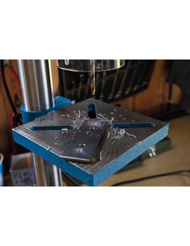 Trapano a colonna da banco velocita' regolabile +laser 550 w Scheppach dp19vario